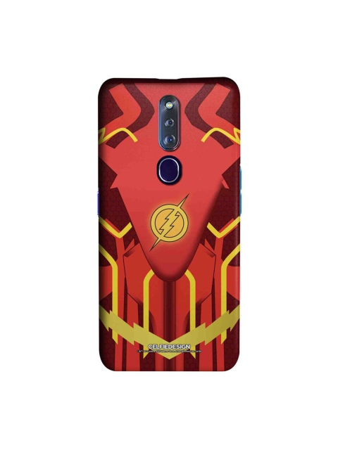 

CelfieDesign Red & Yellow Suit Up Flash Oppo F11 Pro Slim Back Case
