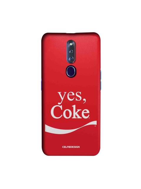 

CelfieDesign Red & White Yes Coke Oppo F11 Pro Slim Back Case
