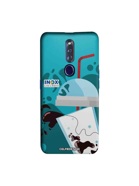 

CelfieDesign Blue & White Inox Sipup Oppo F11 Pro Slim Back Case