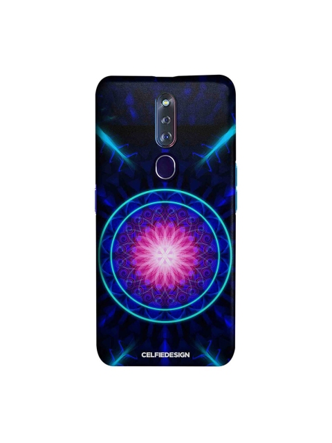 

CelfieDesign Black & Blue Trip Zone Oppo F11 Pro Slim Back Case
