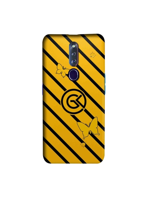 

CelfieDesign Yellow & Black Rain Oppo F11 Pro Slim Back Case