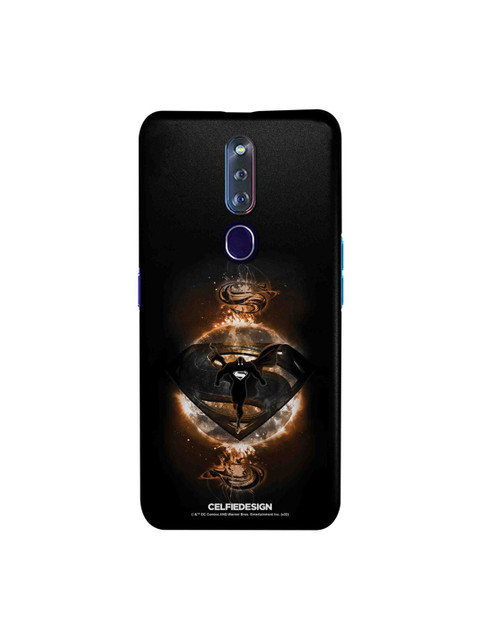 

CelfieDesign Black & Orange Superman Oppo F11 Pro Slim Back Case