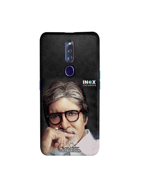 

CelfieDesign Black & Beige Inox BigB Oppo F11 Pro Slim Back Case