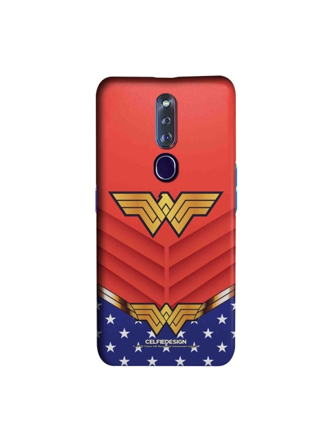

CelfieDesign Red & Blue Suit Up Wonder Woman Oppo F11 Pro Slim Back Case