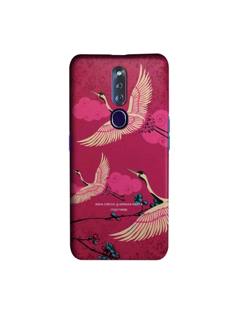 

CelfieDesign Pink & Beige Flying flamingoes Oppo F11 Pro Slim Back Case