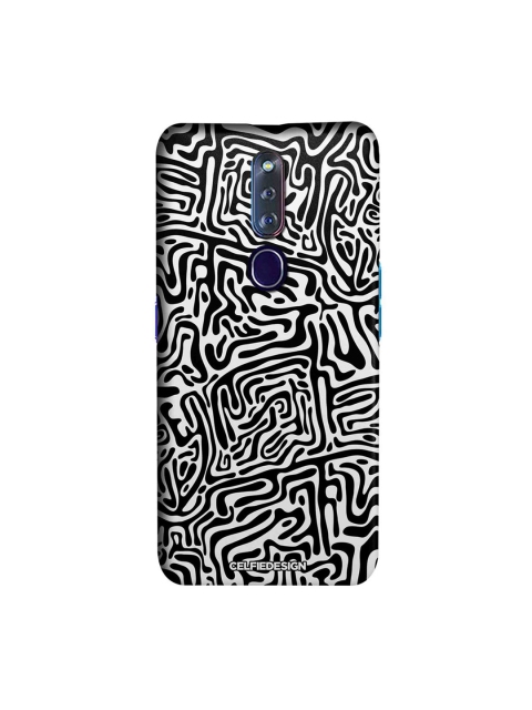 

CelfieDesign Black & White Maze Abstract Oppo F11 Pro Slim Back Case