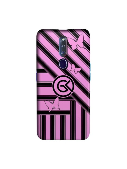 

CelfieDesign Pink & Black The Cycle Oppo F11 Pro Slim Back Case