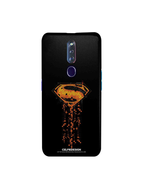 

CelfieDesign Black & Orange Superman Mosaic Oppo F11 Pro Slim Back Case