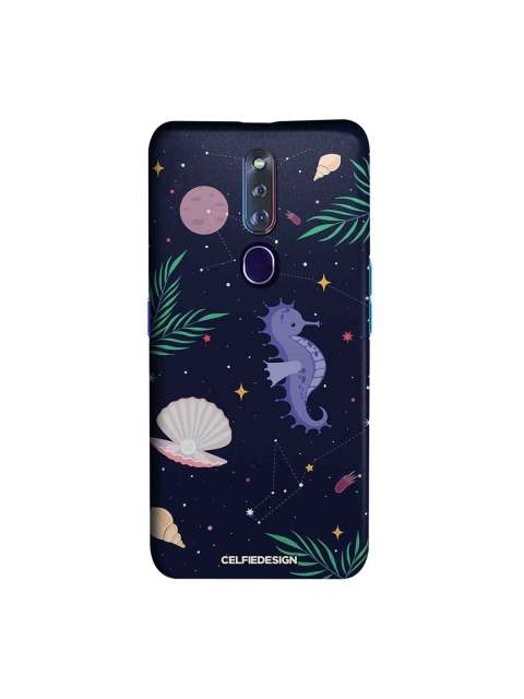 

CelfieDesign Black & Green Space Beach Oppo F11 Pro Slim Back Case