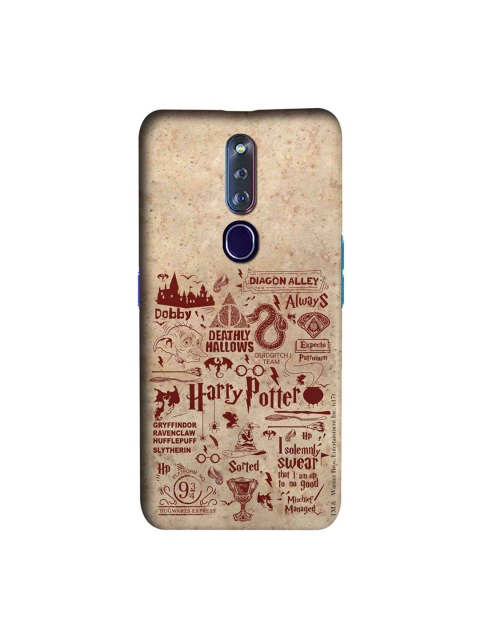 

CelfieDesign Beige & Maroon Harry Potter Infographic Oppo F11 Pro Slim Back Case