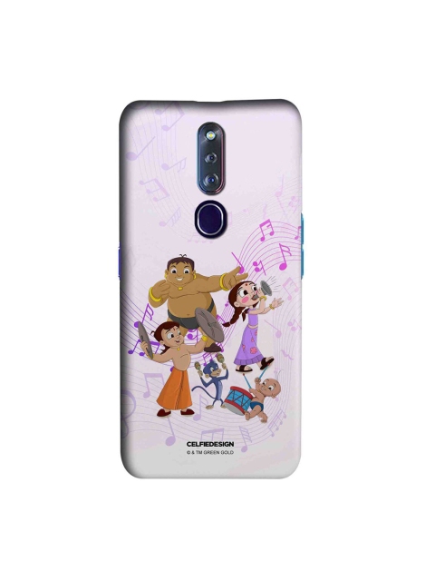 

CelfieDesign Lavender & Brown Chota Bheem Musical Oppo F11 Pro Slim Back Case