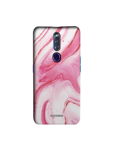 

CelfieDesign Pink & White Marble Mystic Cameo Oppo F11 Pro Slim Back Case