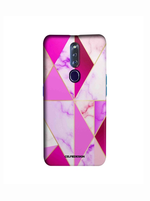 

CelfieDesign Pink & Red Marble Pink Crush Oppo F11 Pro Slim Back Case