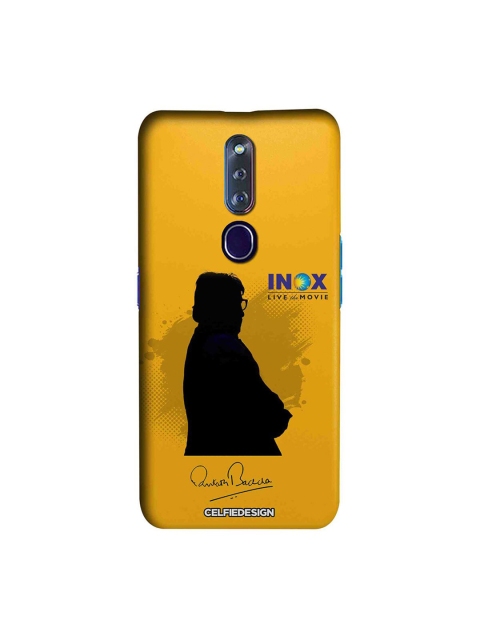 

CelfieDesign Yellow & Black InoxBB Oppo F11 Pro Slim Back Case