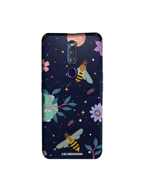 

CelfieDesign Black & Green Space Bees Oppo F11 Pro Slim Back Case