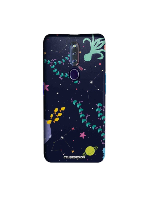 

CelfieDesign Black & Green Space Aquarium Oppo F11 Pro Slim Back Case