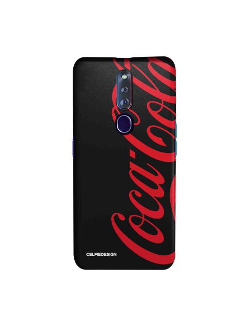 

CelfieDesign Black & Red Coke Oppo F11 Pro Slim Back Case