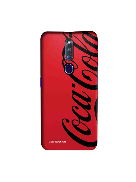 

CelfieDesign Red & Black Coke Oppo F11 Pro Slim Back Case