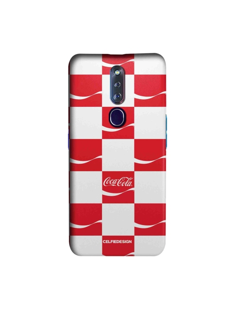 

CelfieDesign Red & White Dynamic Ribbon Oppo F11 Pro Pro Slim Back Case