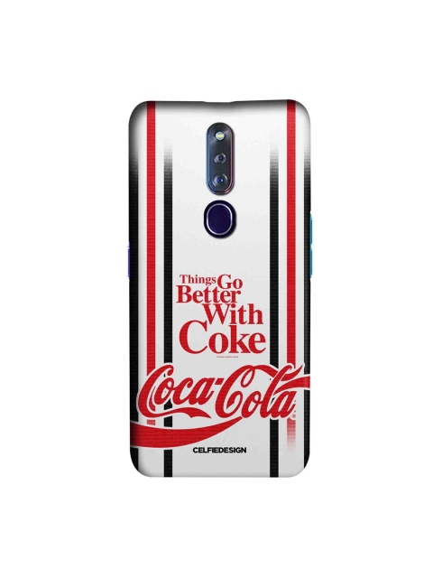 

CelfieDesign White & Red Better With Coke Oppo F11 Pro Slim Back Case