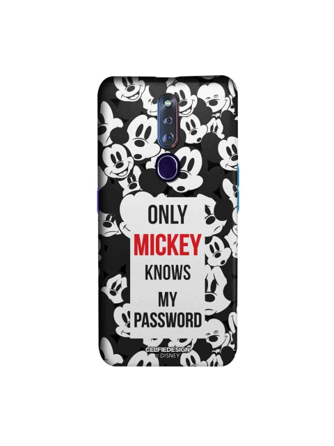 

CelfieDesign White & Black Mickey Mouse Printed Oppo F11 Pro Slim Back Case