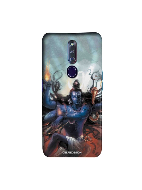 

CelfieDesign Grey & Blue Nataraj Oppo F11 Pro Slim Back Case
