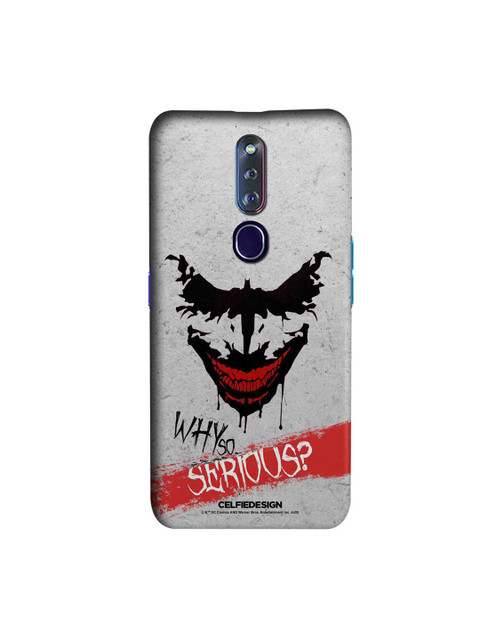 

CelfieDesign White & Red Seriously Crazy Oppo F11 Pro Slim Back Case