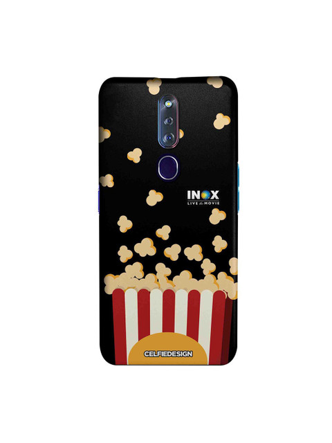 

CelfieDesign Black & Red Popcorn Oppo F11 Pro Slim Back Case