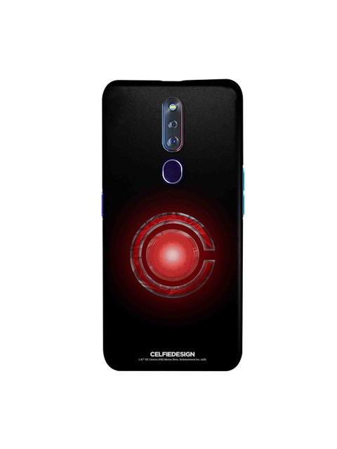 

CelfieDesign Black & Red Printed Oppo F11 Pro Slim Back Case