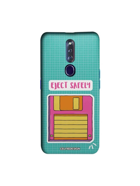 

CelfieDesign Blue & Pink Floppy Oppo F11 Pro Slim Back Case
