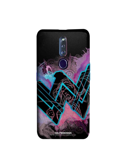 

CelfieDesign Black & Purple Wonder Woman Splash OPPO F11 Pro Slim Back Case