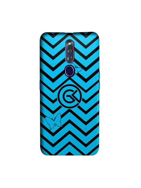 

CelfieDesign Blue & Black Waves Oppo F11 Pro Slim Back Case