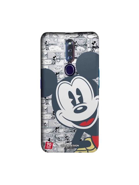 

CelfieDesign White & Black Mickey Comicstrip Oppo F11 Pro Slim Back Case
