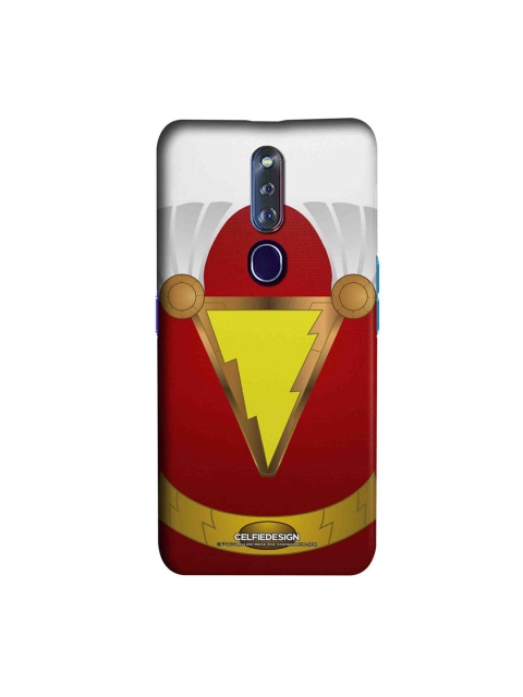 

CelfieDesign Red & White Suit Up Shazam Oppo F11 Pro Slim Back Case