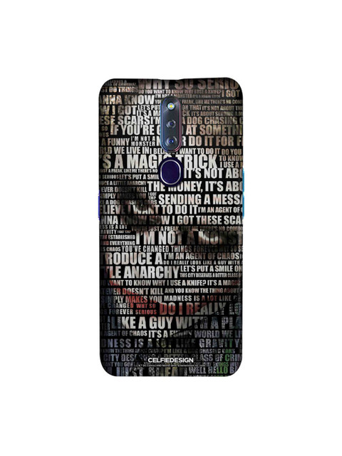 

CelfieDesign Black & White Joker Quotes Oppo F11 Pro Slim Back Case