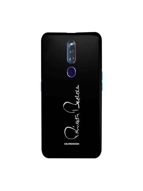 

CelfieDesign Black & White AB Signature Vertical Oppo F11 Pro Slim Back Case