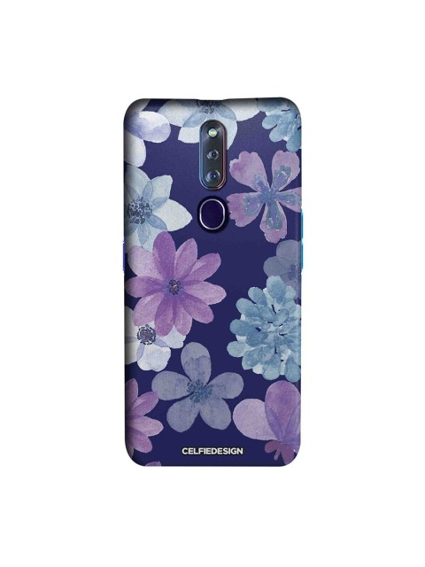 

CelfieDesign Black & Purple Iris Oppo F11 Pro Slim Back Case