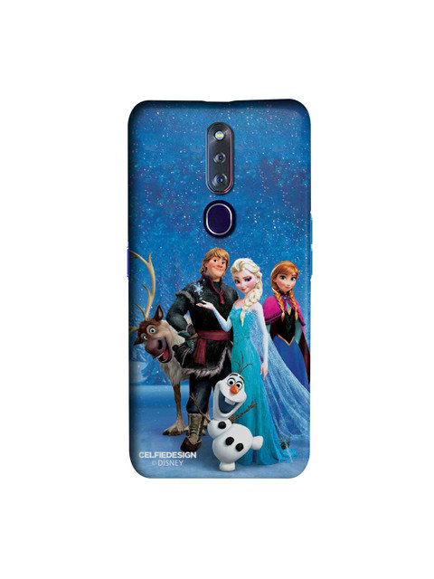 

CelfieDesign Blue & Black Frozen Together Oppo F11 Pro Slim Back Case