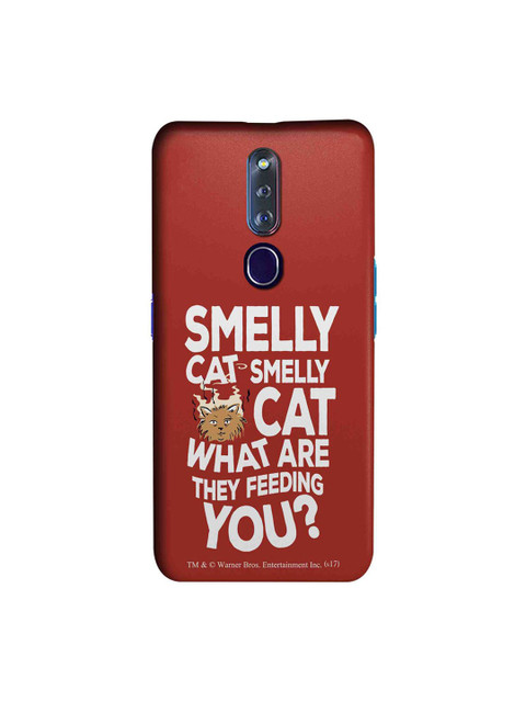 

CelfieDesign Red & White Friends Smelly Cat Oppo F11 Pro Slim Back Case