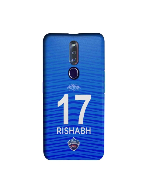 

CelfieDesign Blue & White Delhi Capitals Gear Up Oppo F11 Pro Slim Back Case