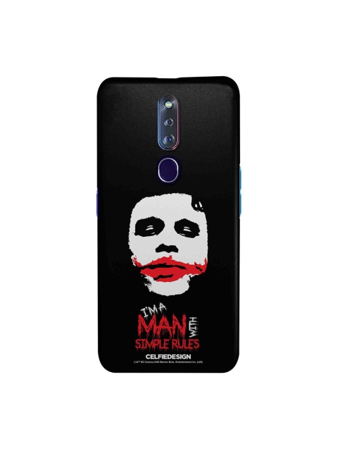 

CelfieDesign Black & White Man With Simple Rules Oppo F11 Pro Slim Back Case