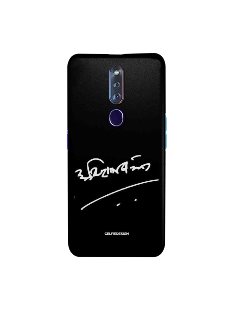 

CelfieDesign Black & White AB Signature Hindi Oppo F11 Pro Slim Back Case