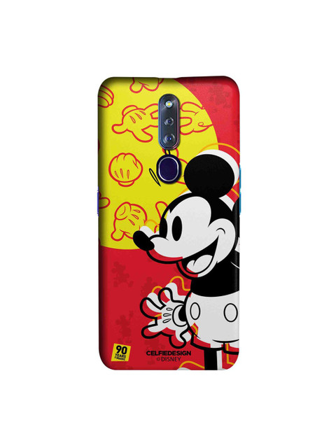 

CelfieDesign Yellow & Red Mickey Oppo F11 Pro Slim Back Case