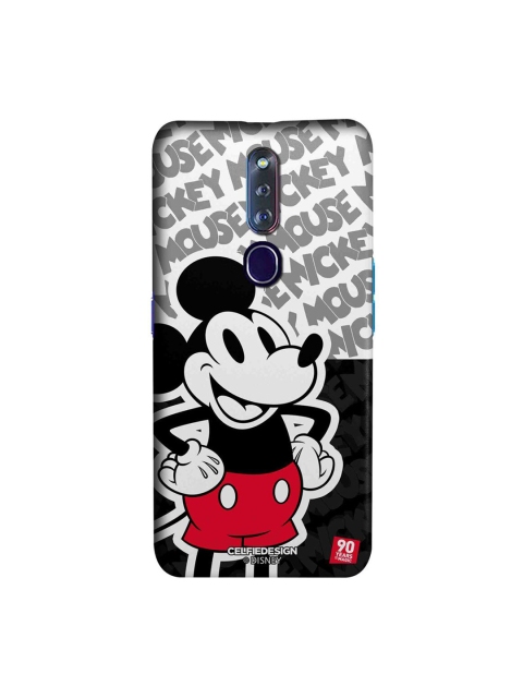

CelfieDesign White & Black Mickey Mouse Oppo F11 Pro Slim Back Case