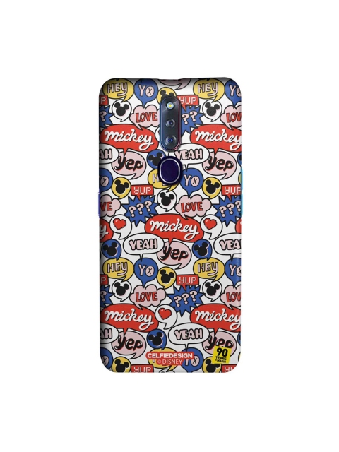 

CelfieDesign White & Black Mickey Doodle Oppo F11 Pro Slim Back Case