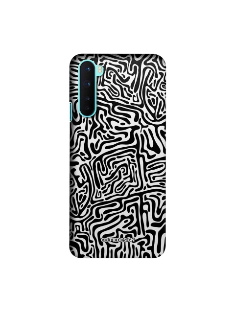 

CelfieDesign White & Black Maze Abstract OnePlus Nord Slim Back Case