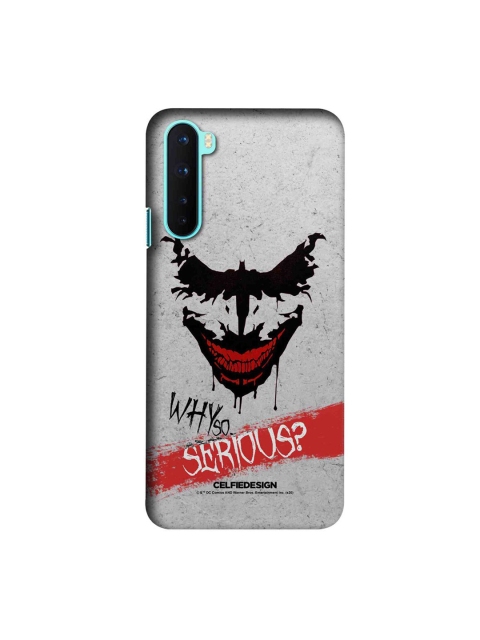 

CelfieDesign Grey & Red Seriously Crazy OnePlus Nord Slim Back Case