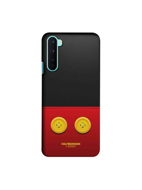 

CelfieDesign Black & Red Mickey Mouse OnePlus Nord Slim Back Case