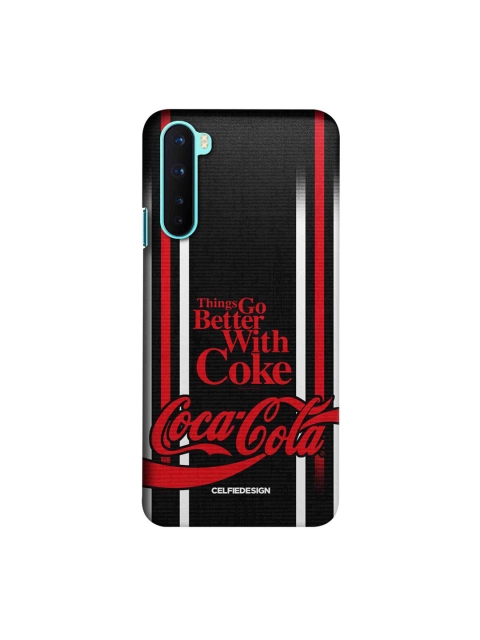 

CelfieDesign Black & Red Better With Coke OnePlus Nord Slim Back Case