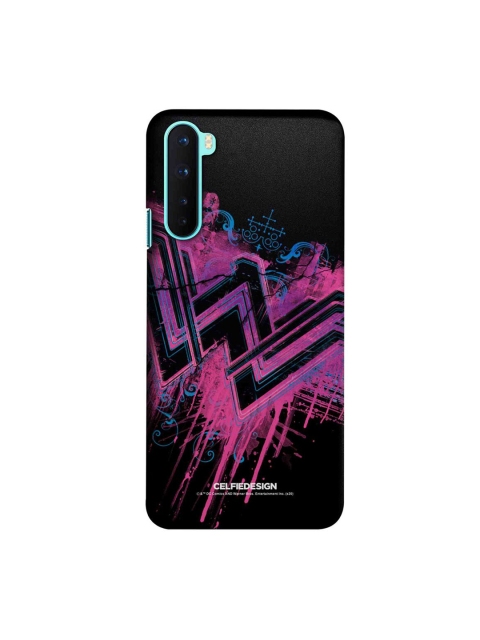 

CelfieDesign Black & Pink Wonder Woman Splatter OnePlus Nord Slim Back Case